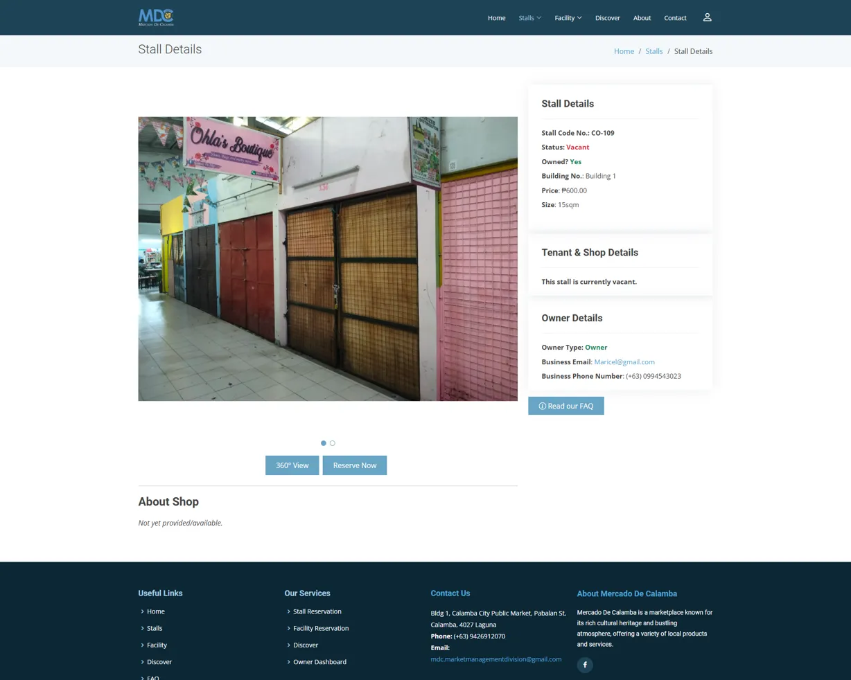 Stall Management System for Mercado De Calamba image 10
